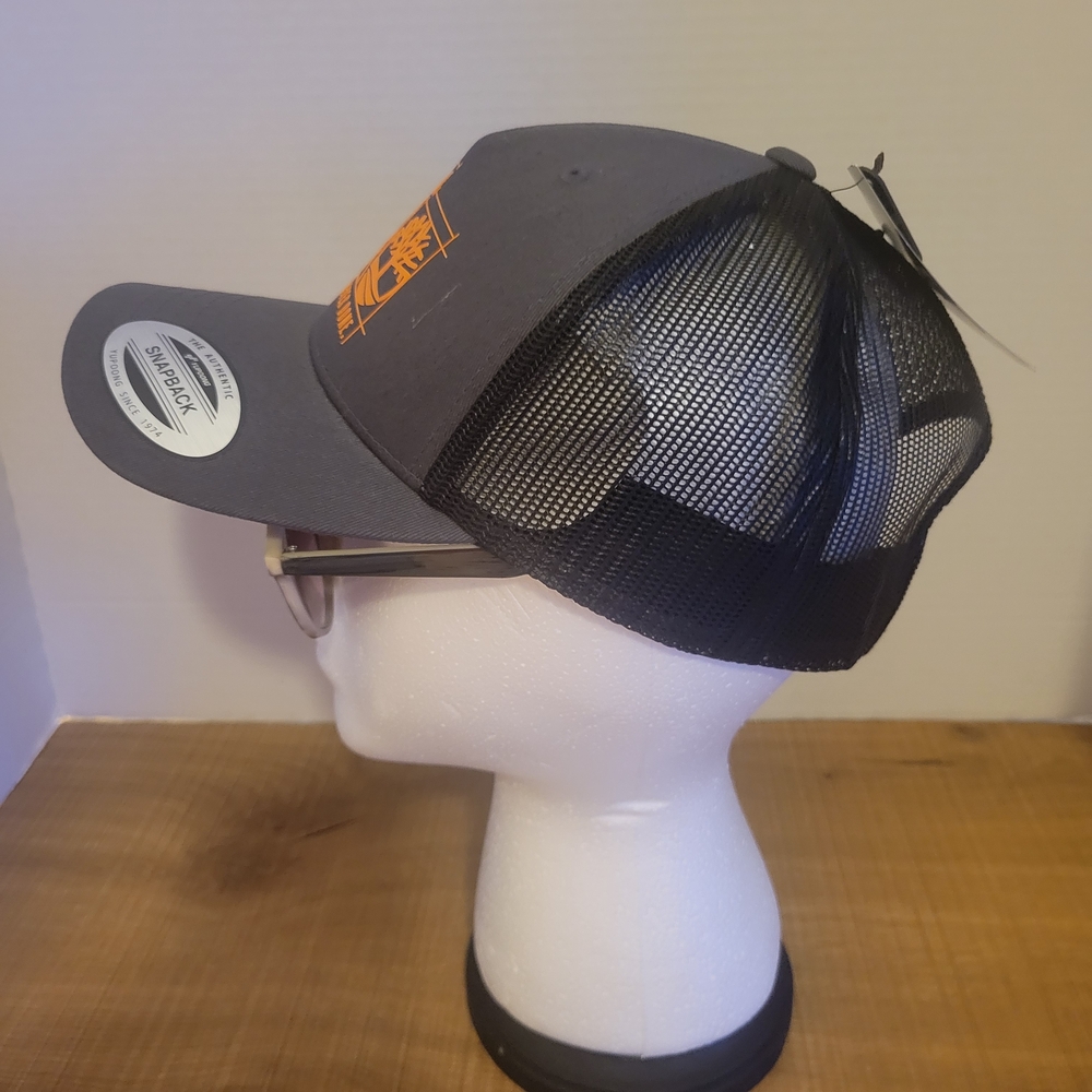 Timberland PRO Gray Hat with Orange Logo and Sunglasses - Picture 4 of 7